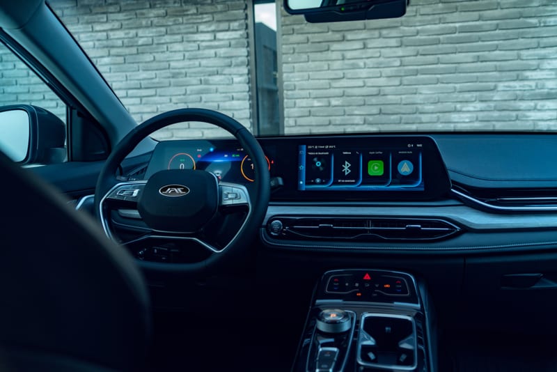 Zentraldisplay des JAC JS6 PHEV